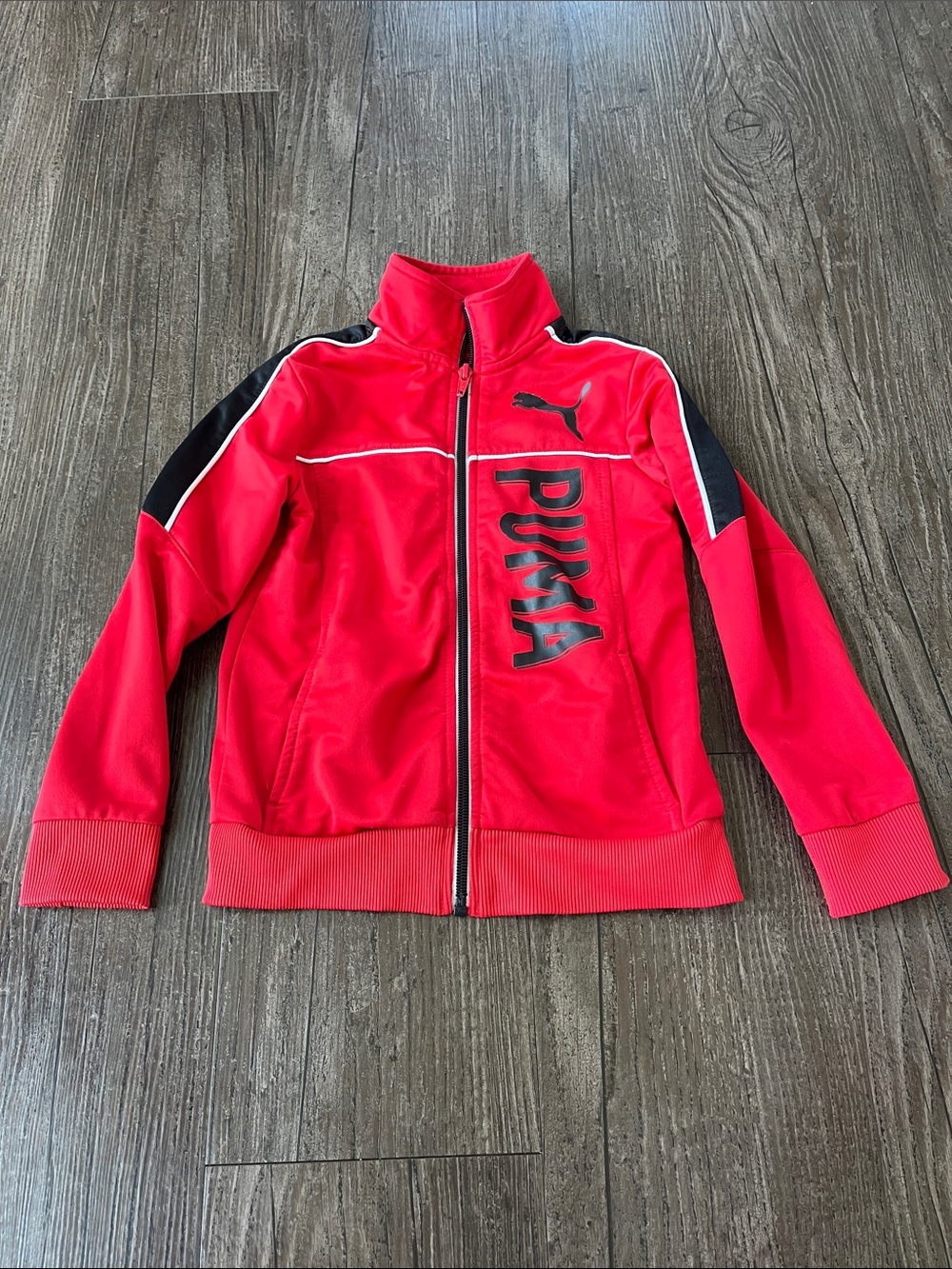 Puma Red Track Jacket Boy’s Size 5